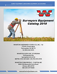 Wharton Survey Equipment Catalog