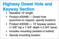 Paving Form Hole Locations
