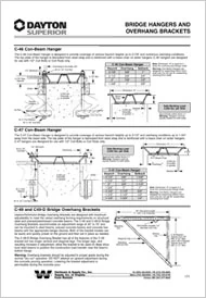 Bridge Hangers Overhang Brackets