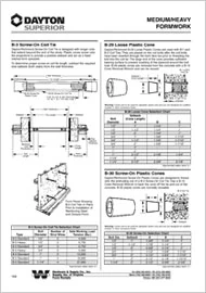 Medium Heavy Formwork