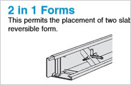 2 in 1 Paving Forms