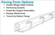 Paving Form Options