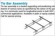 Tie Bar Baskets